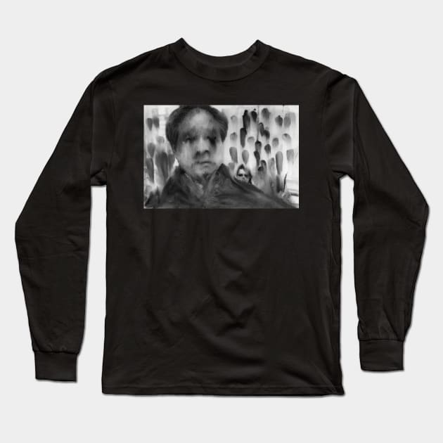 Distorted greys Long Sleeve T-Shirt by Lskye